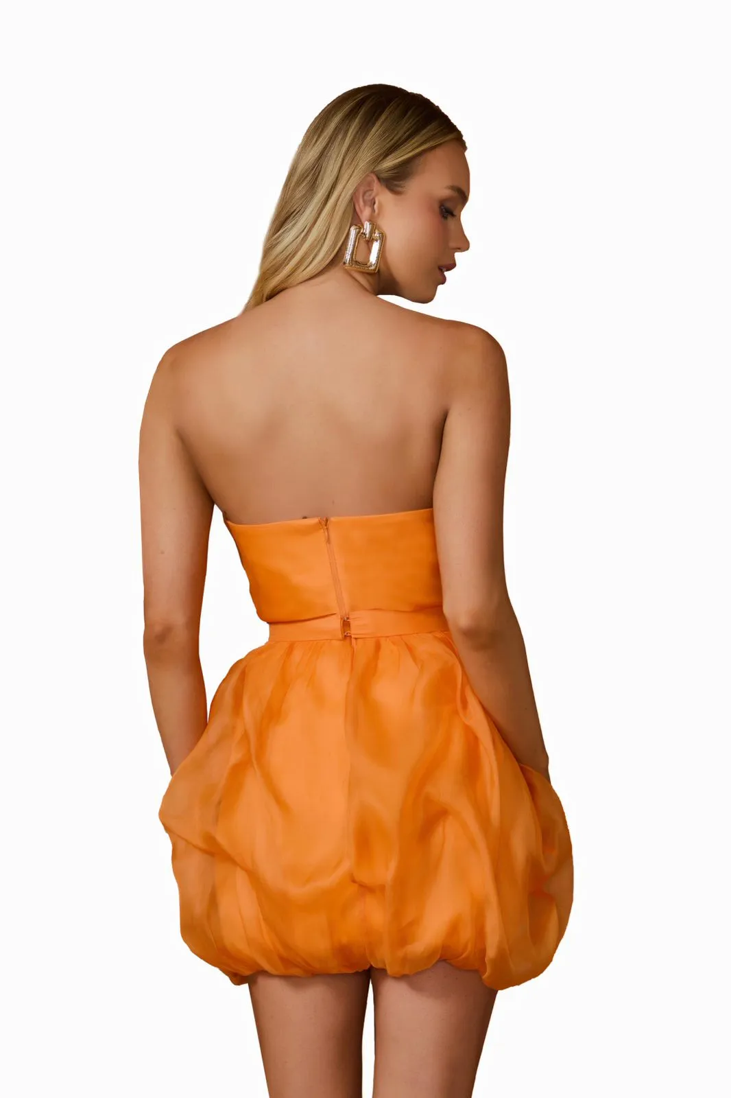 VESTIDO CURTO PAOLA TANGERINA - Imagem 2