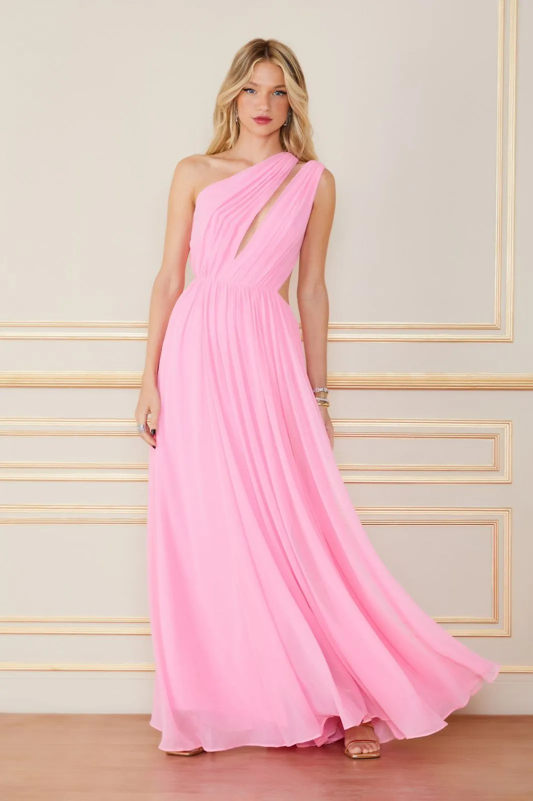 VESTIDO LONGO ELLEN FLAMINGO - Imagem 3