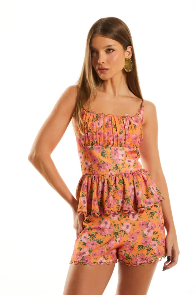 Macaquinho - MACAQUINHO GIOVANA ESTAMPA BLOOMING