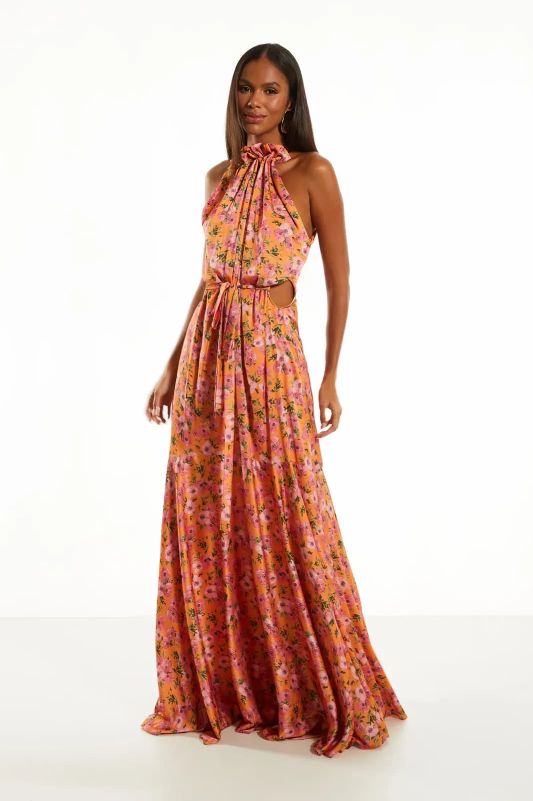 Vestido - VESTIDO LONGO CECILIA ESTAMPA BLOOMING