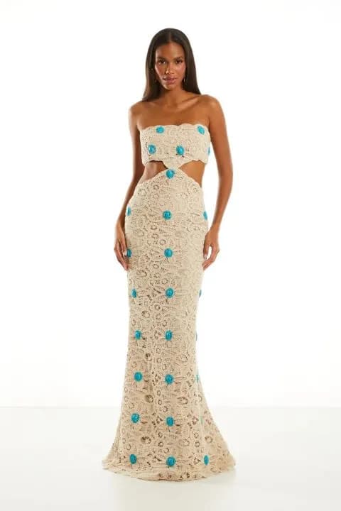 Vestido - VESTIDO LONGO LILY MADREPEROLA