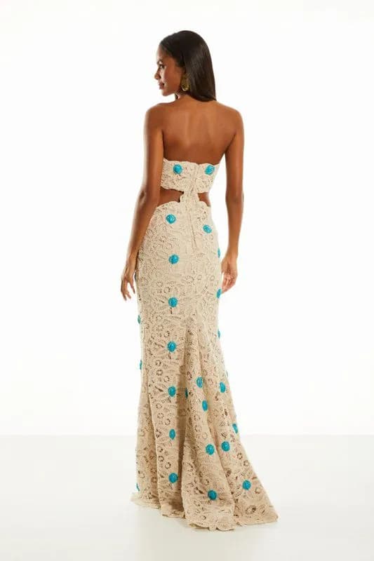 VESTIDO LONGO LILY MADREPEROLA - Imagem 2