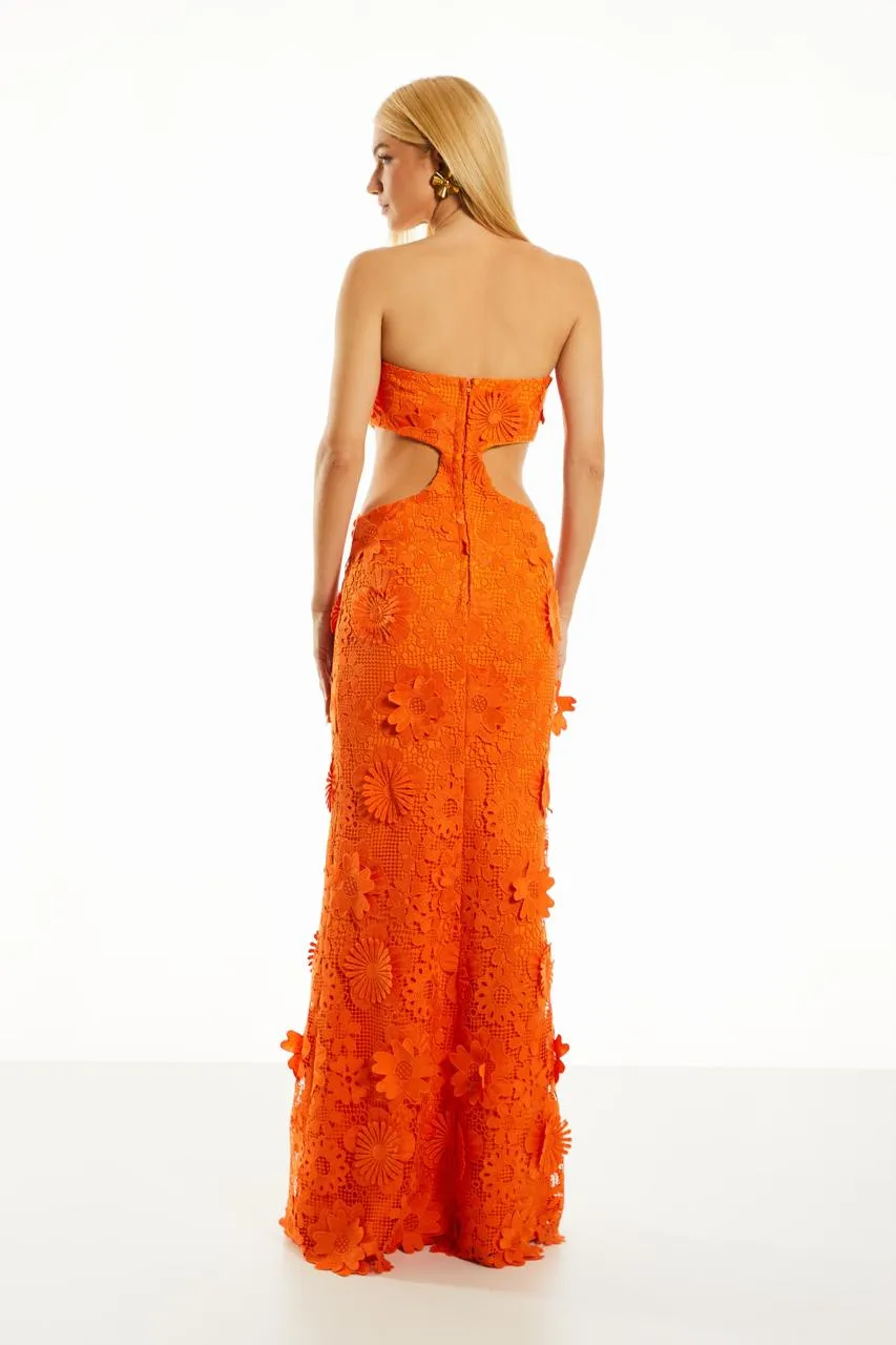 VESTIDO LONGO LOLA TANGERINA - Imagem 2