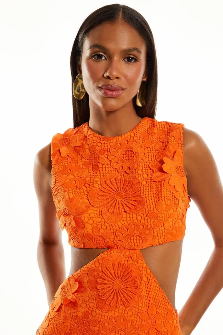 VESTIDO CURTO SABRINA TANGERINA - Imagem 3