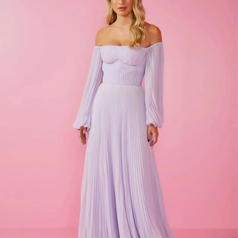 Vestido - VESTIDO LONGO TAYLOR LAVANDA