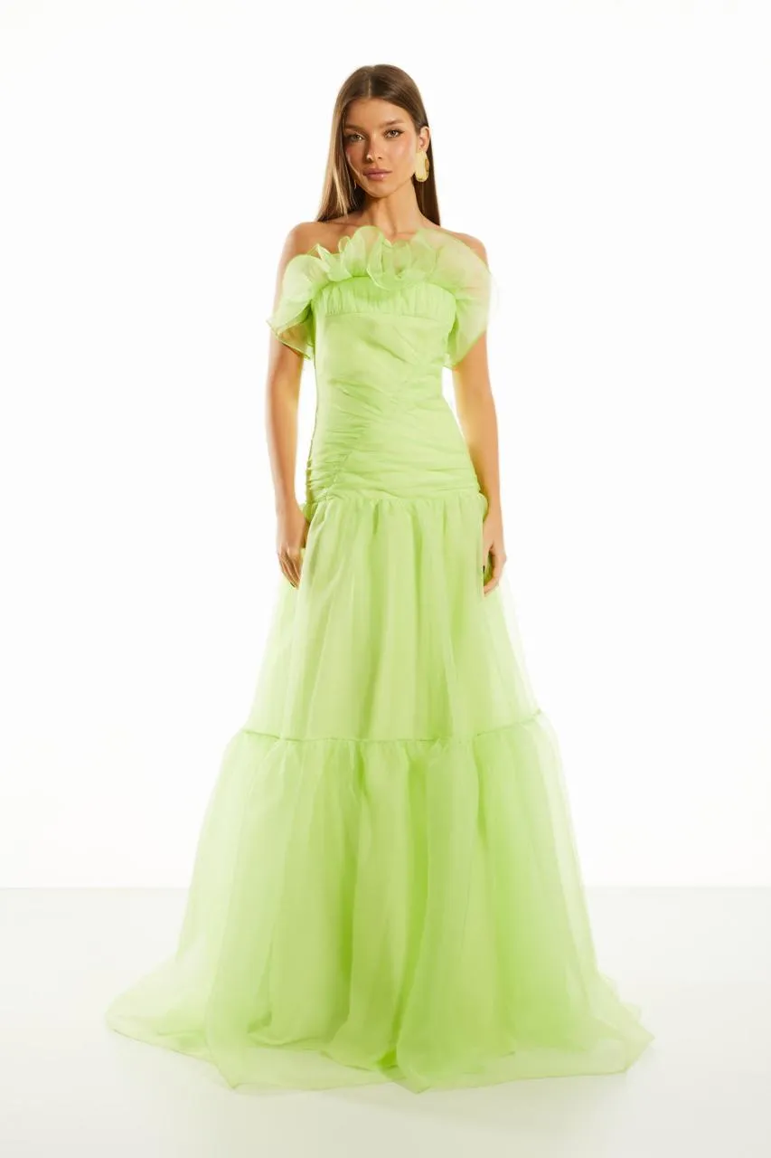 Vestido - VESTIDO LONGO HELOISA LIME