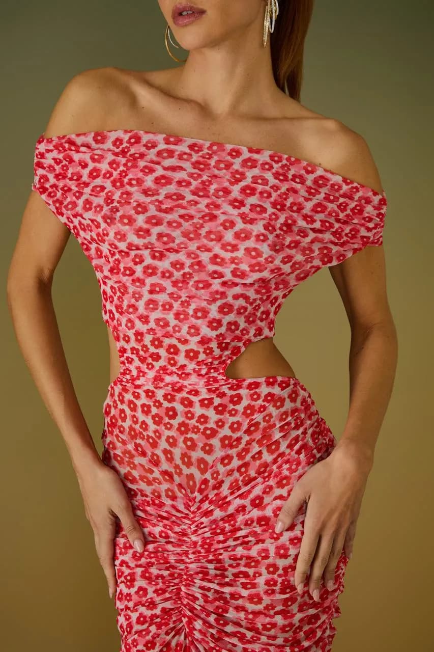 SAIDA DE PRAIA PAROS AL MARE ESTAMPA BLOOMING - Imagem 3