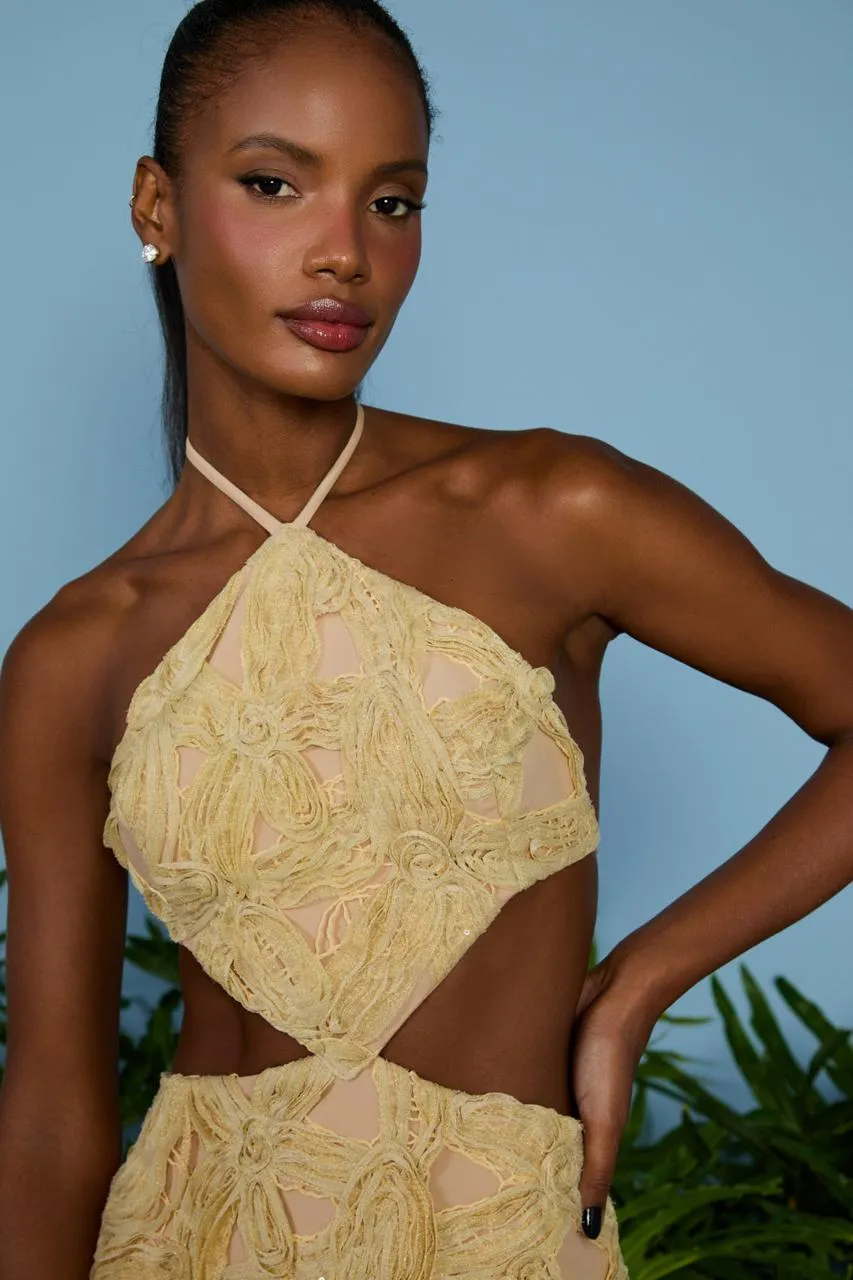 VESTIDO CURTO ROSIE LOSANGO - Imagem 3