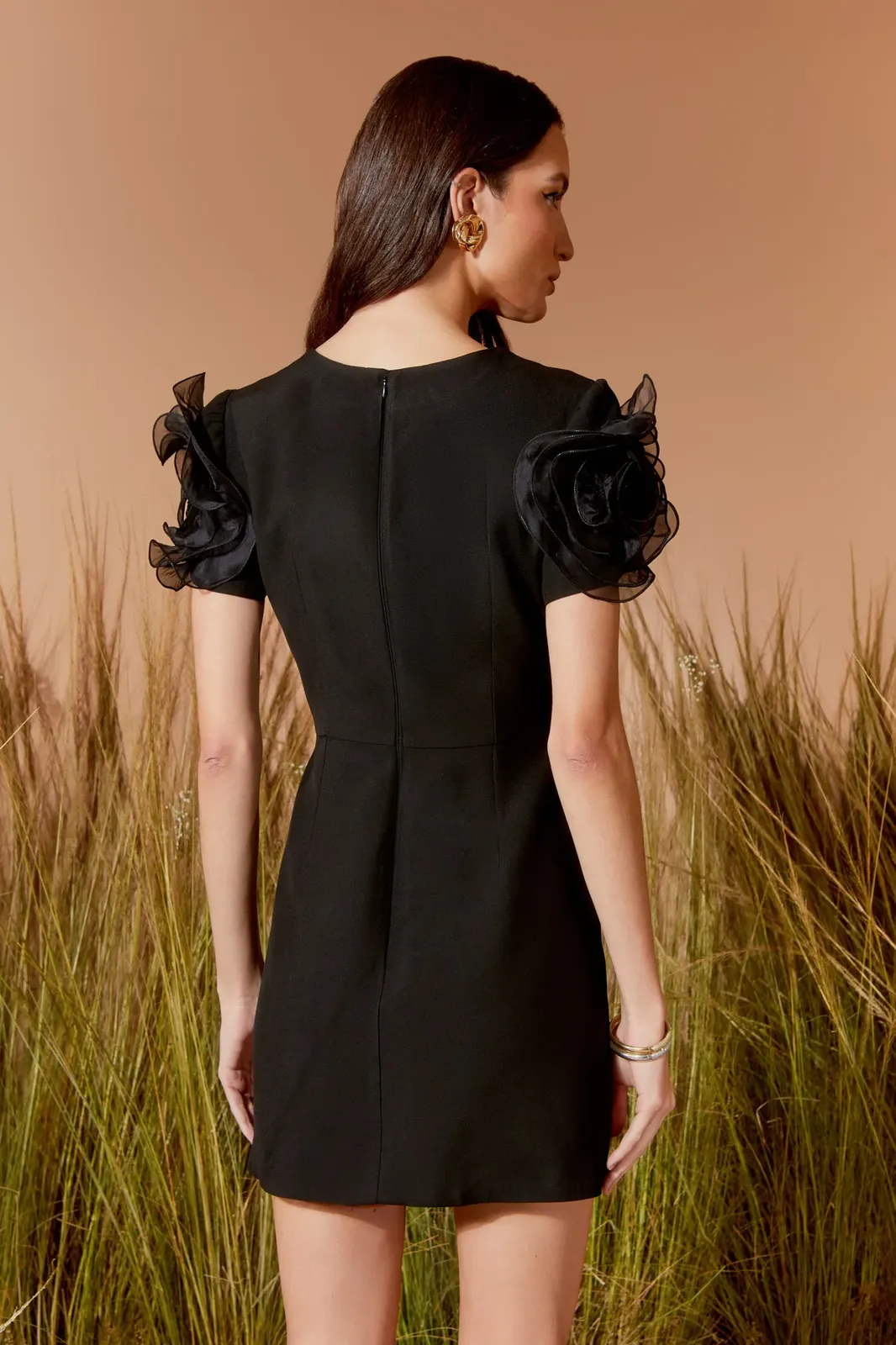 VESTIDO MANGA FLOR - Imagem 2