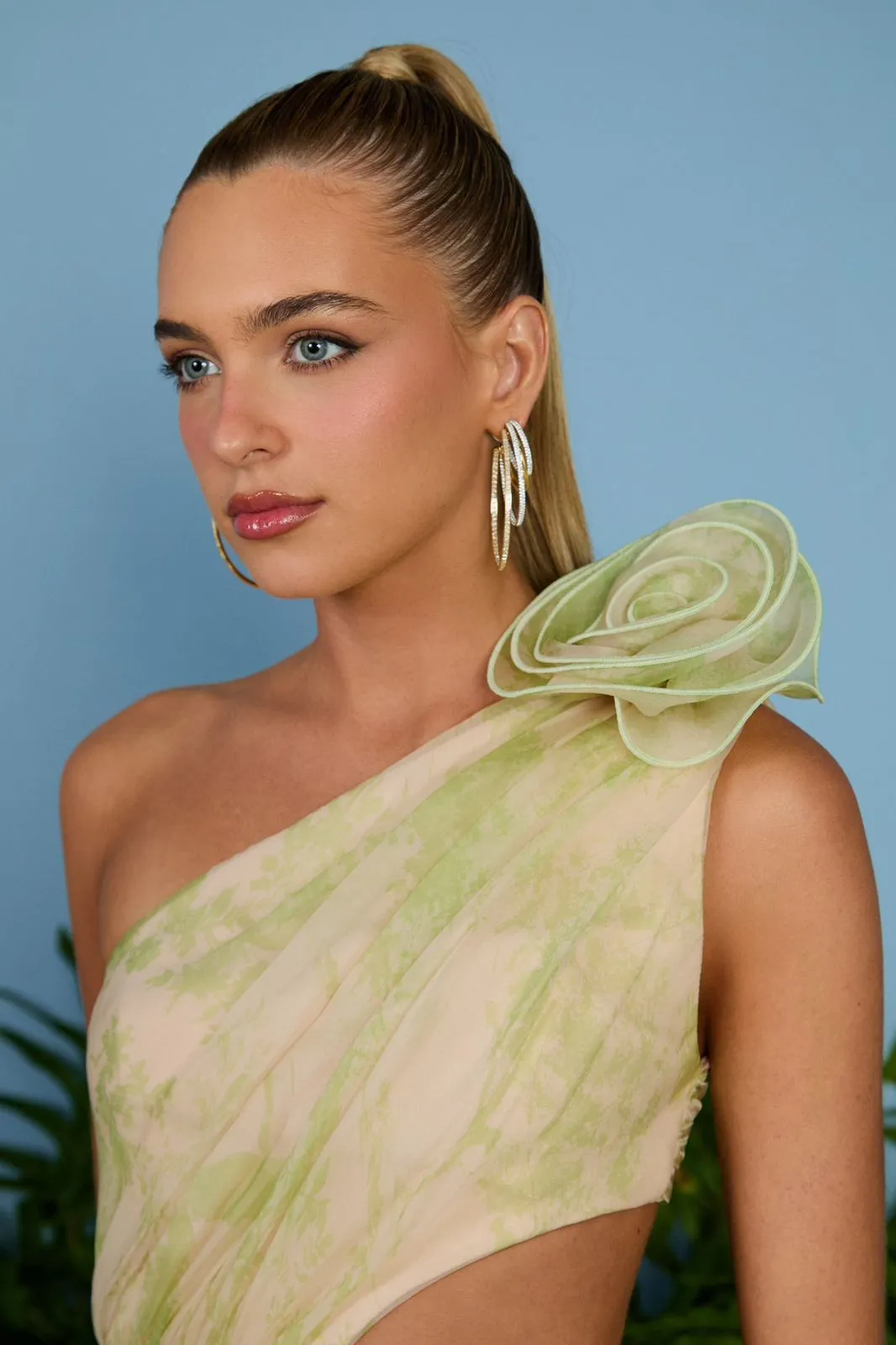 VESTIDO CURTO LUCY DRAPEADO BALONE ESTAMPA TOILE DE JOUY - Imagem 3