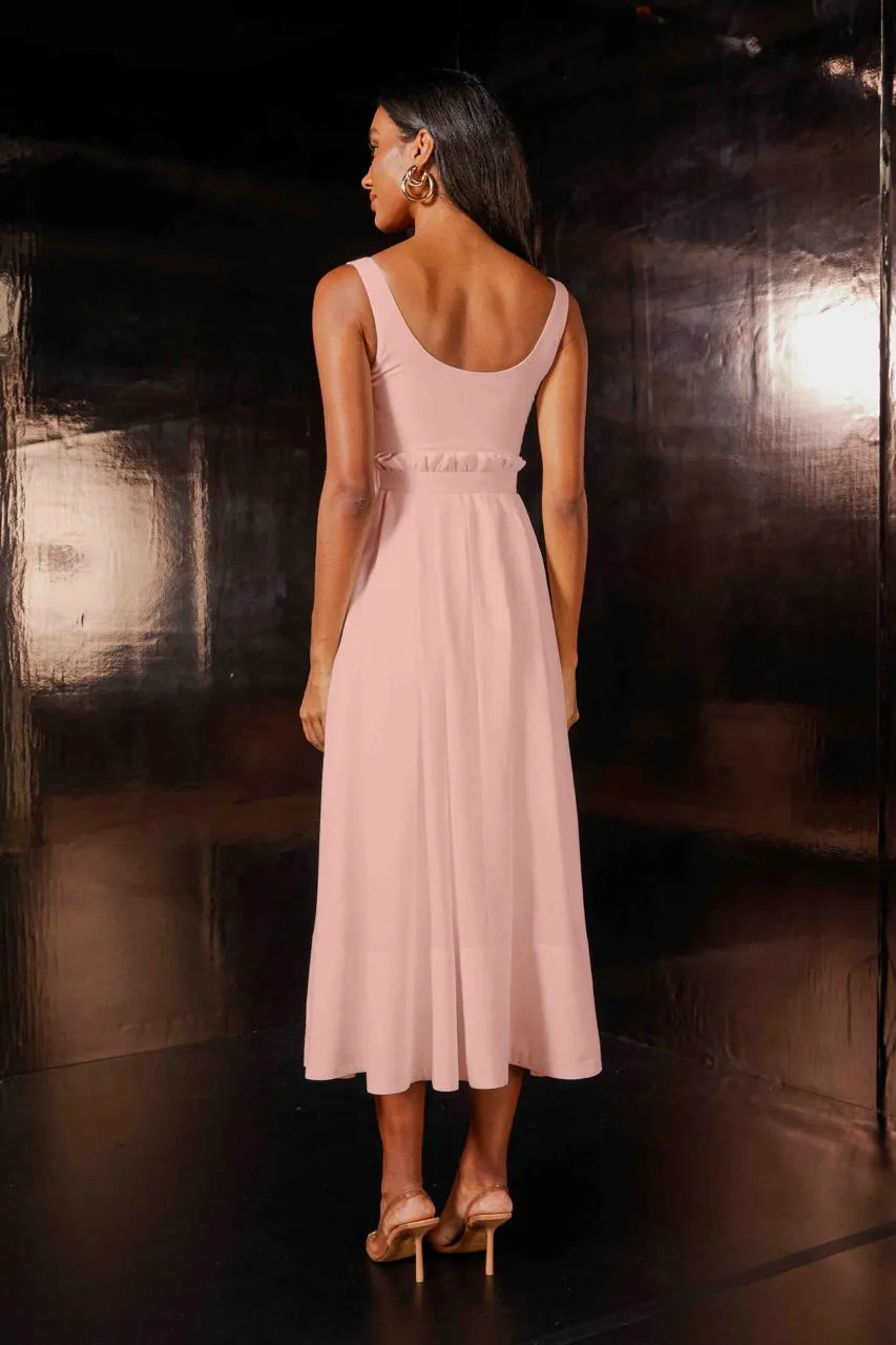 VESTIDO MIDI VICKY ROSA MILAO - Imagem 2